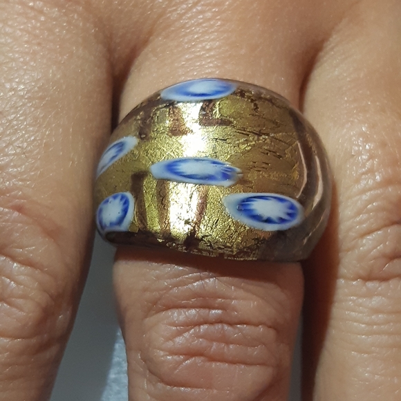 Vtg style glass blown ring| NEW in box| Ve… - Picture 2 of 7